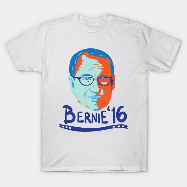 Bernie Sanders 2016 President Retro T-Shirt by retrovectors